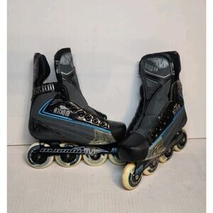 Mission Axiom A4 Inline Roller Blades Skates Hockey US Mens 5 No Laces Great Con